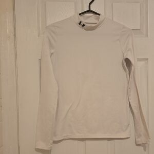 Under Armour Classic White Mock Neck Shirt